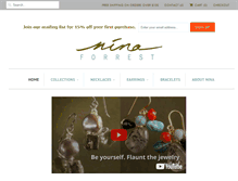 Tablet Screenshot of ninaforrest.com